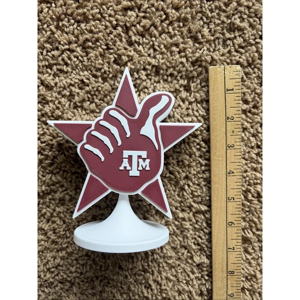 Texas A&M Aggies Tier Tray Sports Graduation Signing Day Table Desk Party Decor‎
